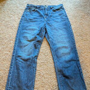 LOFT Women's Blue Straight Leg Jeans